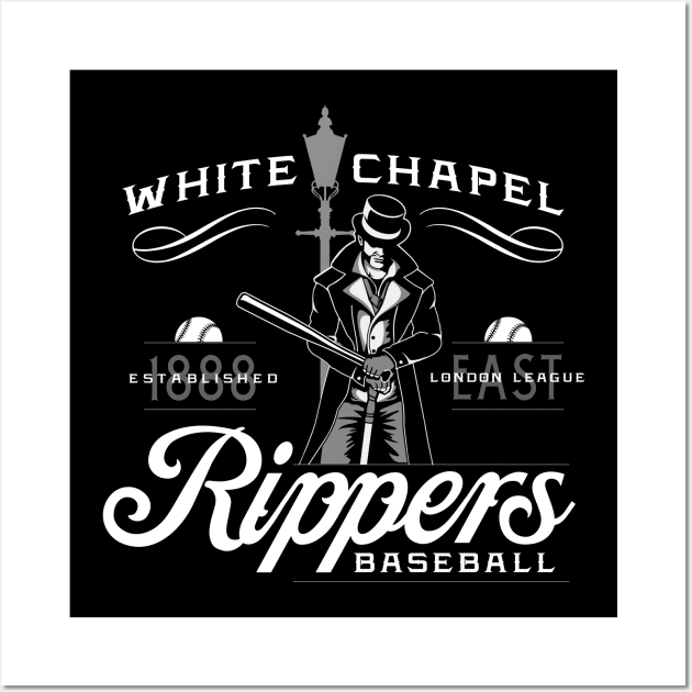 White Chapel Rippers Wall Art by MindsparkCreative